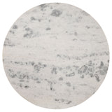 Ortega Round 46-inch Marble Top Wood Dining Table Natural - Tampa Furniture Outlet