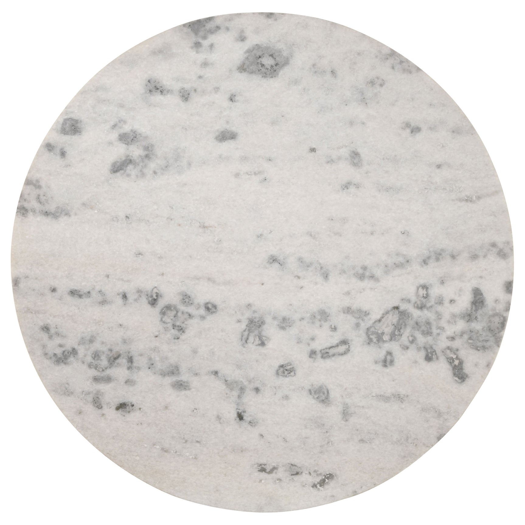 Ortega Round 46-inch Marble Top Wood Dining Table Natural - Tampa Furniture Outlet