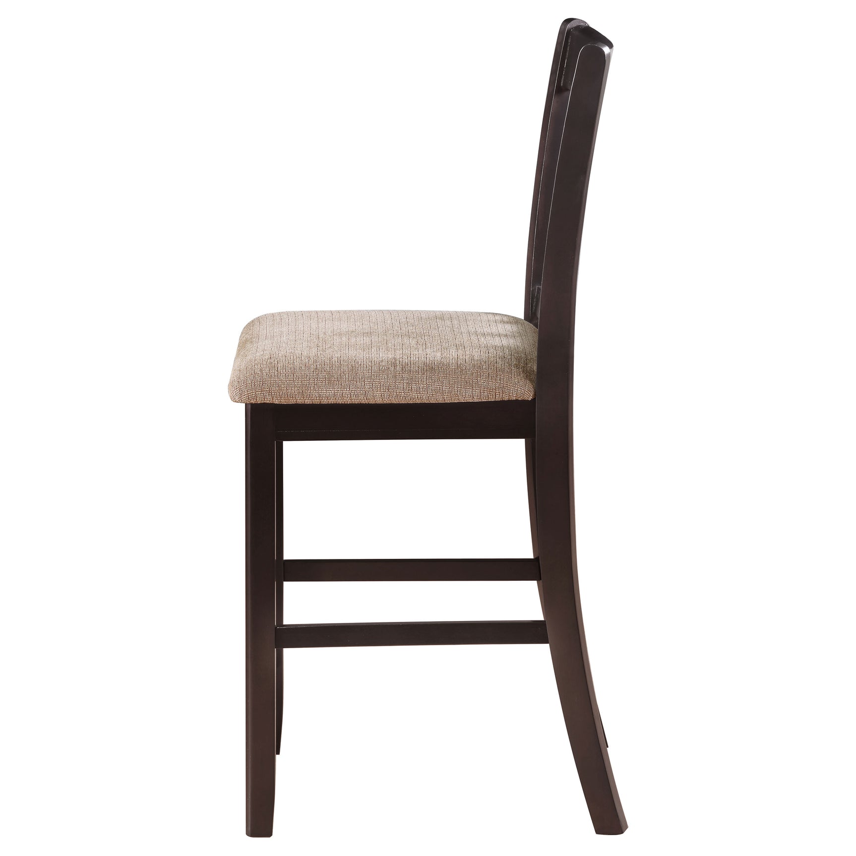 Lavon Wood Counter Height Dining Chair Tan and Espresso (Set of 2) - Tampa Furniture Outlet