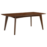 Malone 7-piece Rectangular Dining Table Set Dark Walnut - Tampa Furniture Outlet