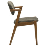 Malone Padded Wood Dining Arm Chair Dark Walnut (Set of 2) - Tampa Furniture Outlet