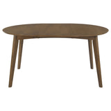 Jedda 5-piece Oval Dining Table Set Dark Walnut - Tampa Furniture Outlet