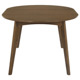 Jedda 5-piece Oval Dining Table Set Dark Walnut - Tampa Furniture Outlet