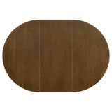 Jedda 5-piece Oval Dining Table Set Dark Walnut - Tampa Furniture Outlet