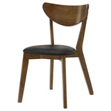 Jedda Wood Dining Side Chair Dark Walnut (Set of 2) - Tampa Furniture Outlet