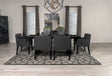 Tampa Furniture Outlet - Coaster - Catherine 7-piece Rectangular Dining Table Set Black - 106251-S7