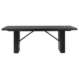 Catherine Rectangular 84-inch Wood Dining Table Black - Tampa Furniture Outlet