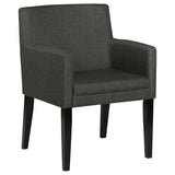 Catherine Upholstered Dining Arm Chair Grey (Set of 2) - Tampa Furniture Outlet