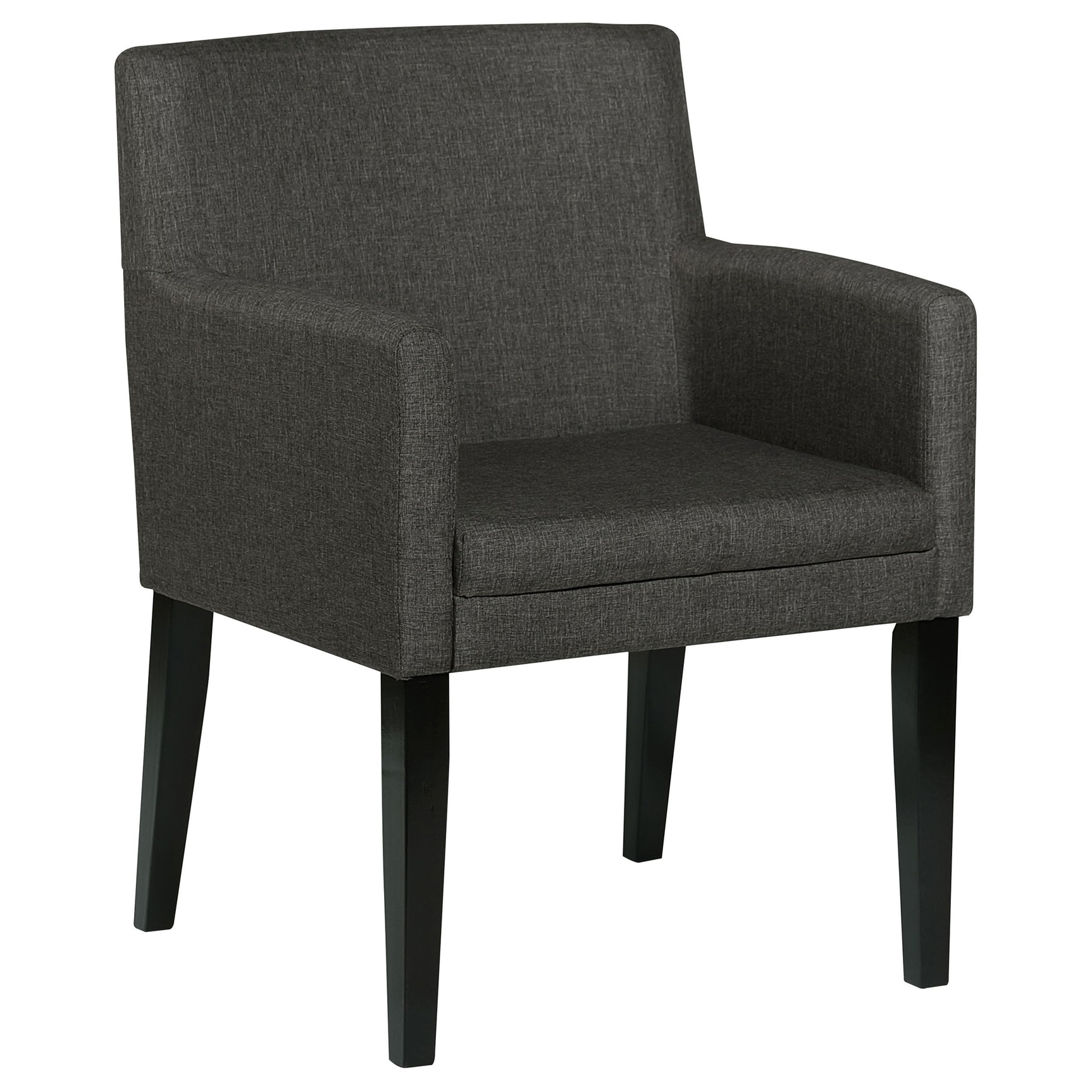Catherine Upholstered Dining Arm Chair Grey (Set of 2) - Tampa Furniture Outlet