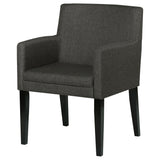Catherine Upholstered Dining Arm Chair Grey (Set of 2) - Tampa Furniture Outlet
