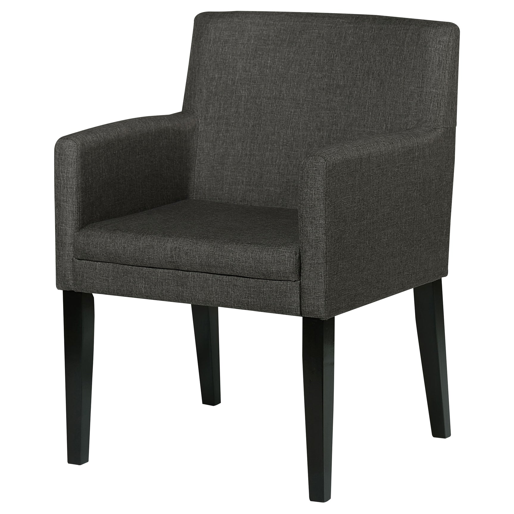 Catherine Upholstered Dining Arm Chair Grey (Set of 2) - Tampa Furniture Outlet