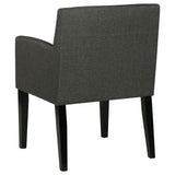 Catherine Upholstered Dining Arm Chair Grey (Set of 2) - Tampa Furniture Outlet