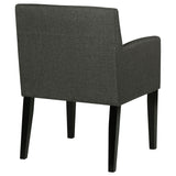 Catherine Upholstered Dining Arm Chair Grey (Set of 2) - Tampa Furniture Outlet