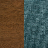 Paxton Upholstered Dining Side Chair Teal Blue (Set of 2) - Tampa Furniture Outlet