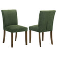 Tampa Furniture Outlet - Coaster - Paxton Upholstered Dining Side Chair Green (Set of 2) - 106378