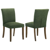 Tampa Furniture Outlet - Coaster - Paxton Upholstered Dining Side Chair Green (Set of 2) - 106378