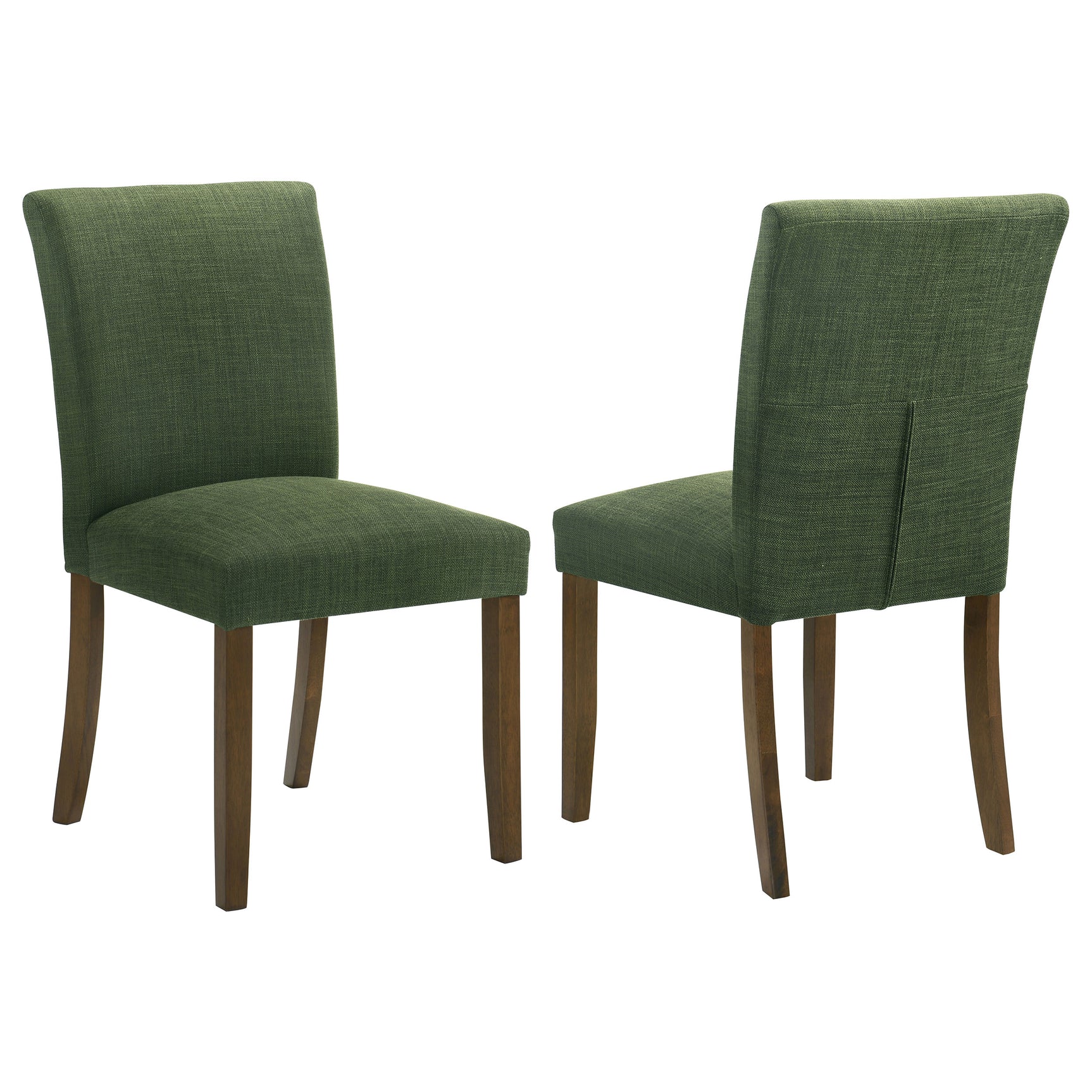 Tampa Furniture Outlet - Coaster - Paxton Upholstered Dining Side Chair Green (Set of 2) - 106378