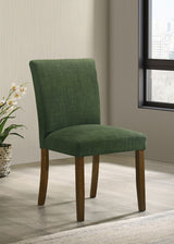 Paxton Upholstered Dining Side Chair Green (Set of 2) - Tampa Furniture Outlet