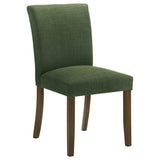 Paxton Upholstered Dining Side Chair Green (Set of 2) - Tampa Furniture Outlet