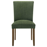 Paxton Upholstered Dining Side Chair Green (Set of 2) - Tampa Furniture Outlet
