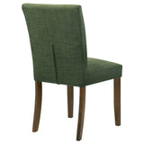 Paxton Upholstered Dining Side Chair Green (Set of 2) - Tampa Furniture Outlet