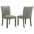 Tampa Furniture Outlet - Coaster - Paxton Upholstered Dining Side Chair Grey (Set of 2) - 106379