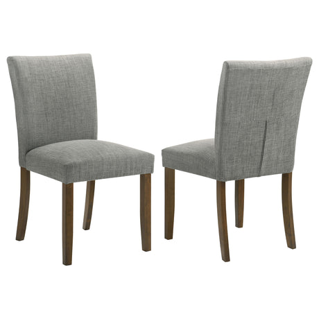 Tampa Furniture Outlet - Coaster - Paxton Upholstered Dining Side Chair Grey (Set of 2) - 106379
