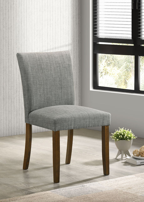 Paxton Upholstered Dining Side Chair Grey (Set of 2) - Tampa Furniture Outlet