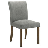 Paxton Upholstered Dining Side Chair Grey (Set of 2) - Tampa Furniture Outlet