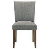 Paxton Upholstered Dining Side Chair Grey (Set of 2) - Tampa Furniture Outlet