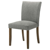 Paxton Upholstered Dining Side Chair Grey (Set of 2) - Tampa Furniture Outlet