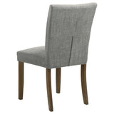 Paxton Upholstered Dining Side Chair Grey (Set of 2) - Tampa Furniture Outlet
