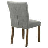 Paxton Upholstered Dining Side Chair Grey (Set of 2) - Tampa Furniture Outlet