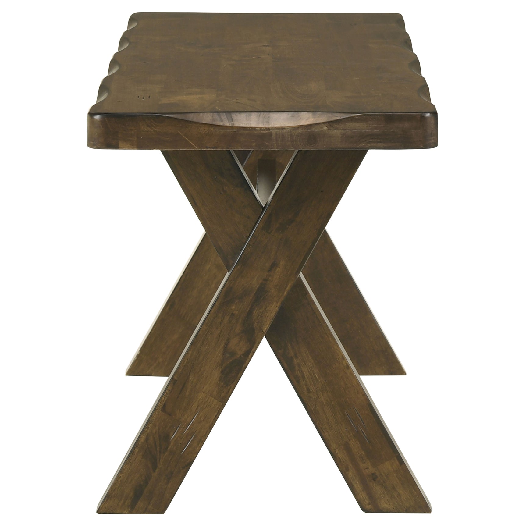 Alston 47-inch Solid Wood Dining Bench Knotty Nutmeg - Tampa Furniture Outlet