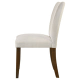 Paxton Upholstered Dining Side Chair Beige (Set of 2) - Tampa Furniture Outlet
