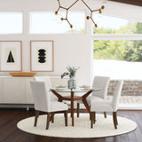 Paxton Upholstered Dining Side Chair Beige (Set of 2) - Tampa Furniture Outlet