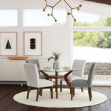 Paxton Upholstered Dining Side Chair Beige (Set of 2) - Tampa Furniture Outlet