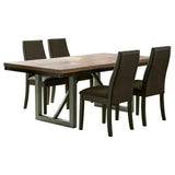 Spring Creek 5-piece Rectangular Dining Table Set Chocolate - Tampa Furniture Outlet