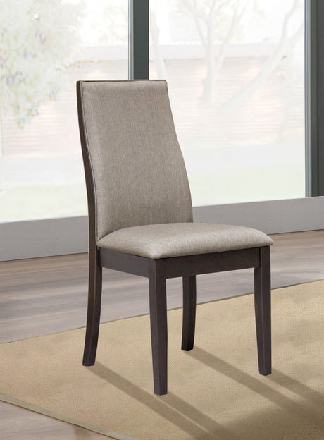 Spring Creek Upholstered Dining Chair Taupe (Set of 2) - Tampa Furniture Outlet