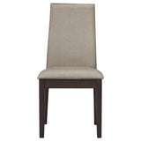 Spring Creek Upholstered Dining Chair Taupe (Set of 2) - Tampa Furniture Outlet