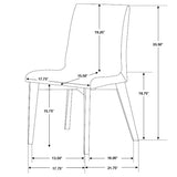 Redbridge 5-piece Rectangular Dining Set Natural Walnut - Tampa Furniture Outlet