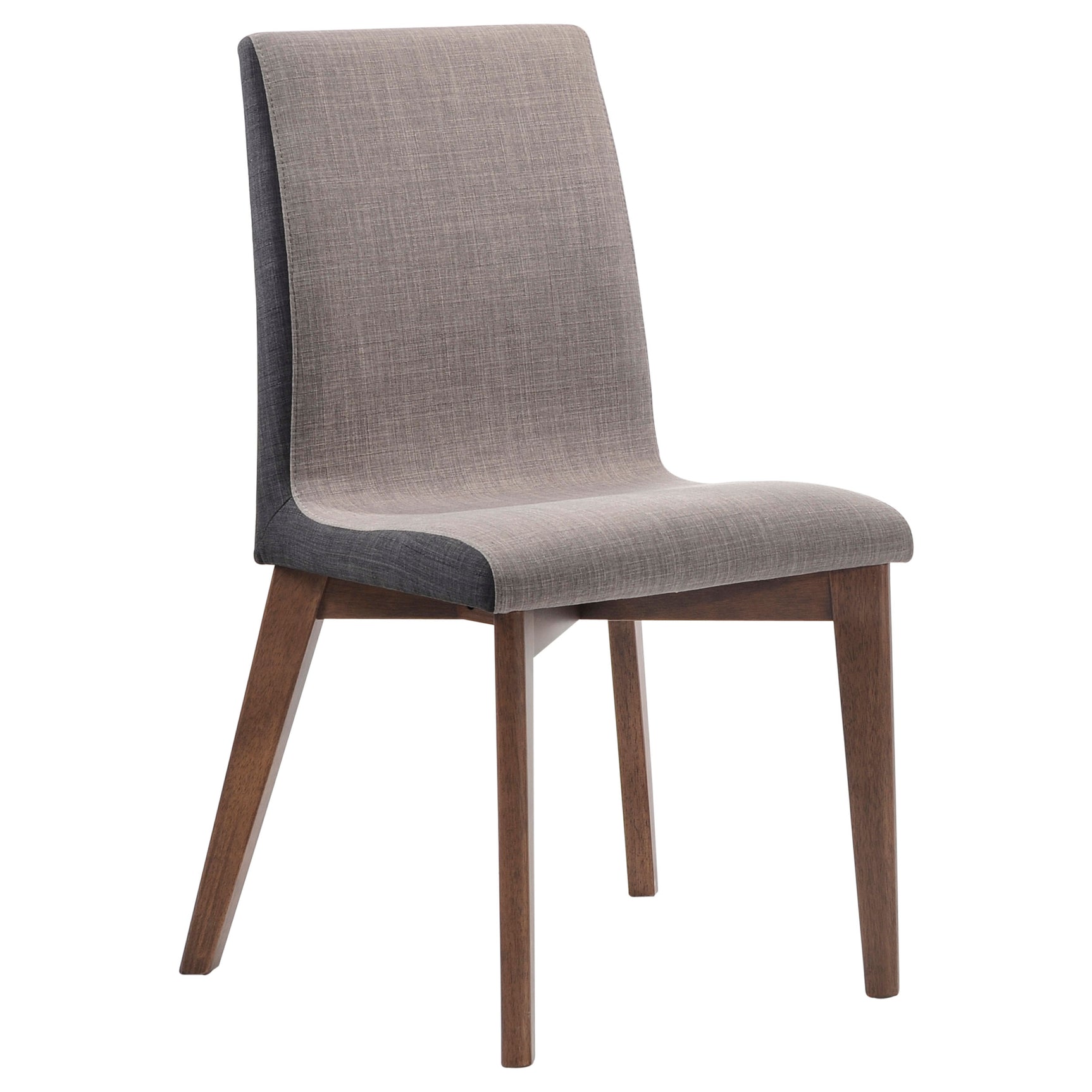 Redbridge Upholstered Dining Side Chair Walnut (Set of 2) - Tampa Furniture Outlet