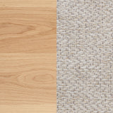 Lavon Wood Dining Side Chair Linen and Light Oak (Set of 2)