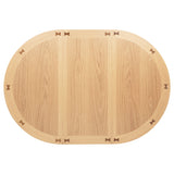 Lavon Oval 60-inch Counter Height Extension Dining Table Light Oak
