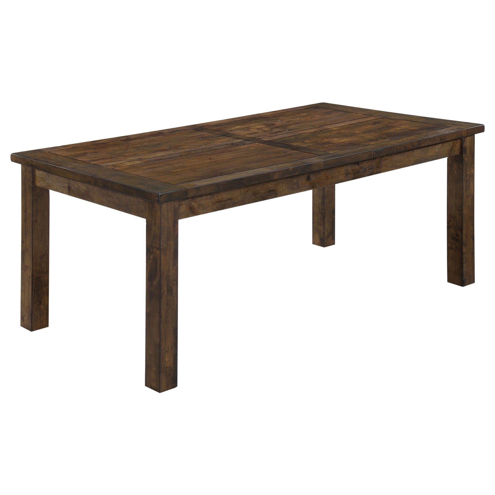 Coleman 5-piece Rectangular Dining Set Rustic Golden Brown - Tampa Furniture Outlet