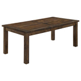 Coleman 7-piece Rectangular Dining Set Rustic Golden Brown - Tampa Furniture Outlet