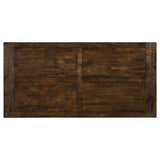 Coleman 7-piece Rectangular Dining Set Rustic Golden Brown - Tampa Furniture Outlet