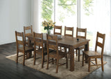Coleman Dining Side Chair Rustic Golden Brown (Set of 2) - Tampa Furniture Outlet