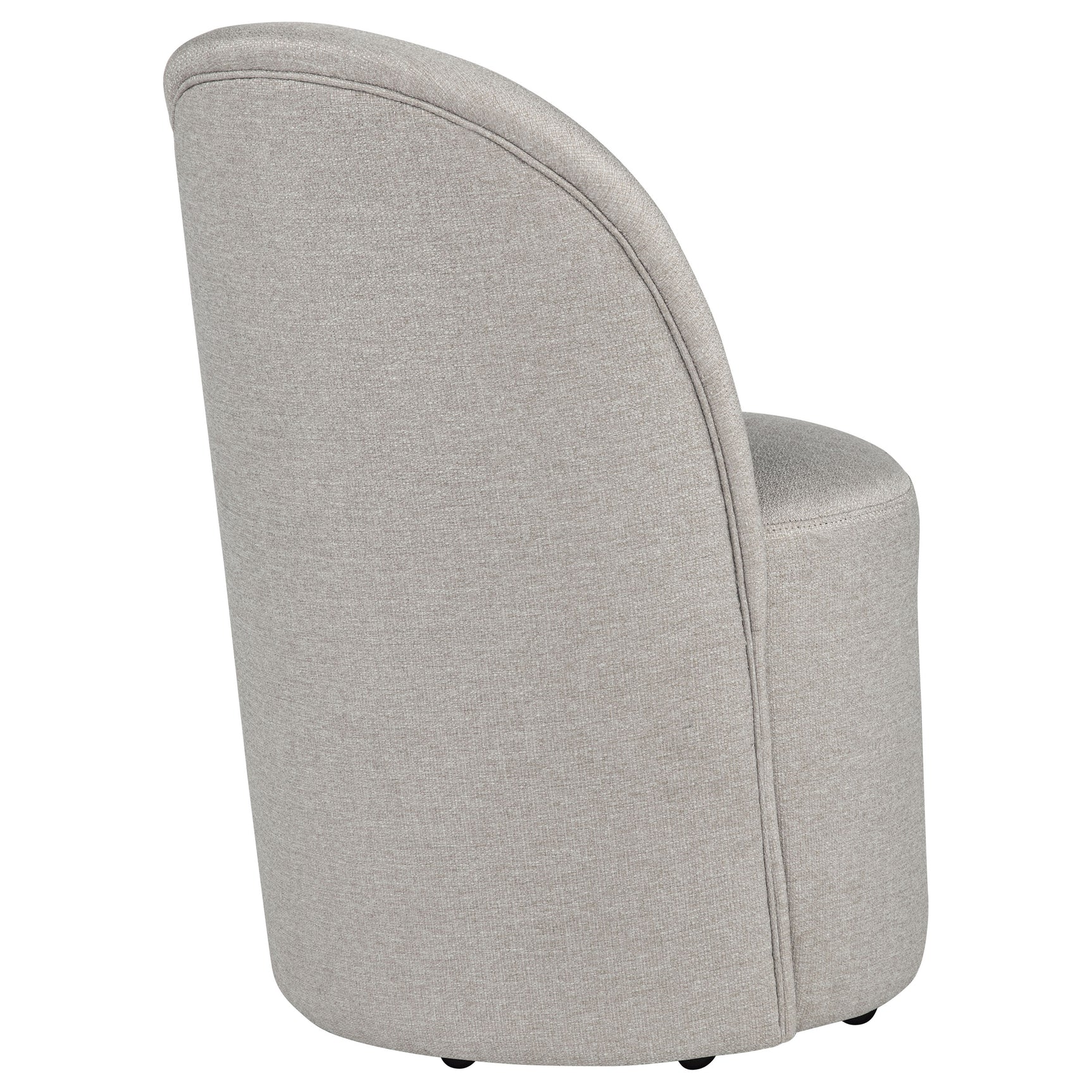 Aubrey Upholstered Barrel Dining Side Chair Beige (Set of 2)