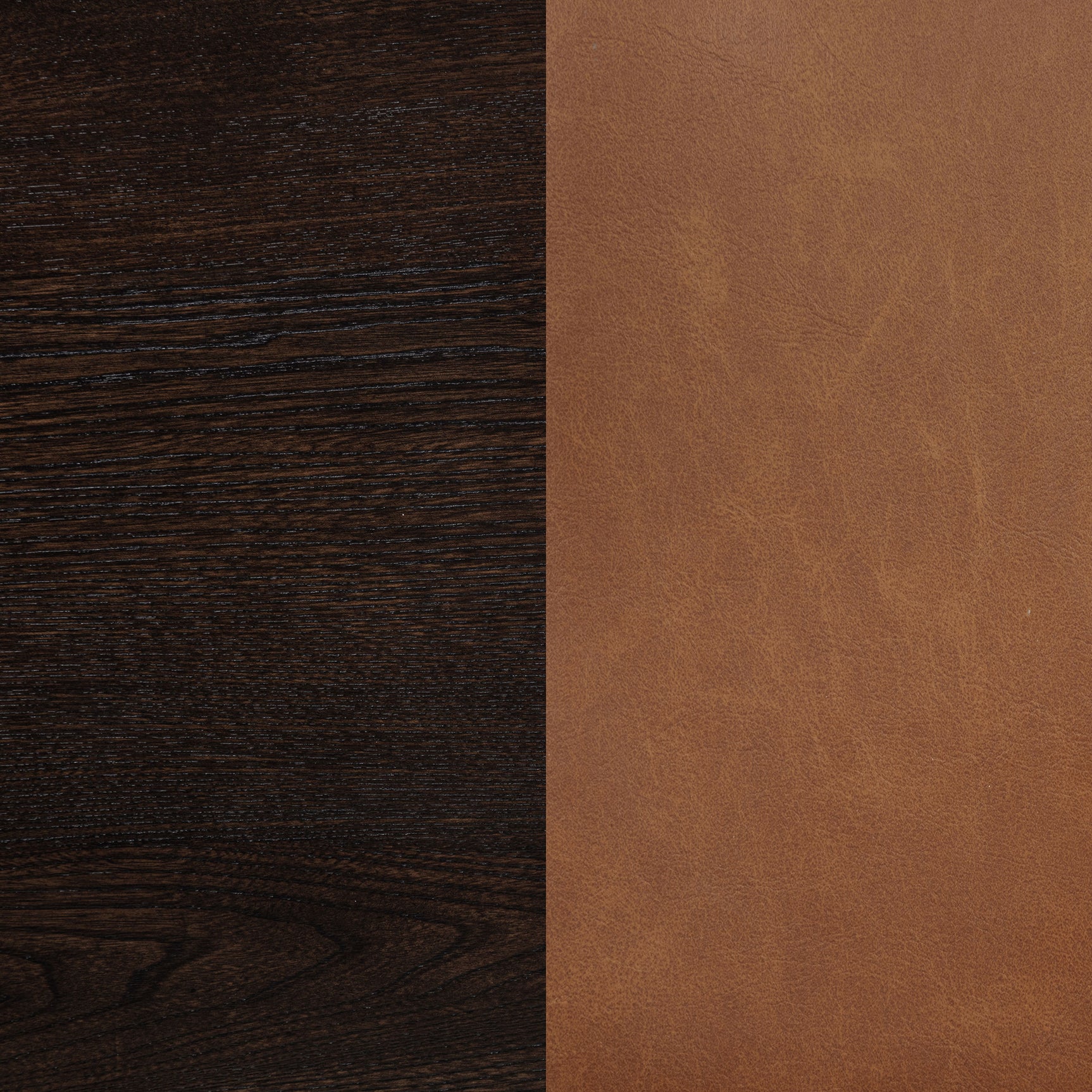Tegan Faux Leather Upholstered Counter Height Chair Cognac (Set of 2)